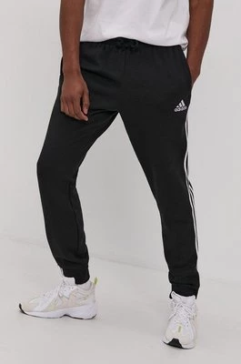 adidas Spodnie GK8821 męskie kolor czarny z aplikacją