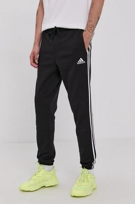 adidas Spodnie GK8822 męskie kolor czarny z aplikacją