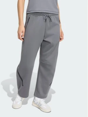 adidas Spodnie dresowe Z.N.E. Open Hem KF6377 Szary Regular Fit