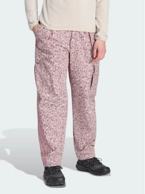 adidas Spodnie outdoor Terrex Xploric Clima365 KH2588 Różowy jasny Loose Fit