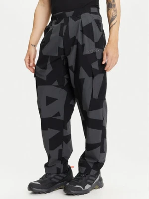 adidas Spodnie outdoor Terrex Xploric Cargo JF3716 Czarny Loose Fit