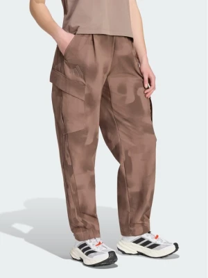 adidas Spodnie outdoor Terrex Xploric Clima365 KH2594 Brązowy Loose Fit
