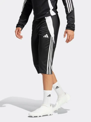 adidas Spodnie sportowe w kolorze czarno-białym rozmiar: L