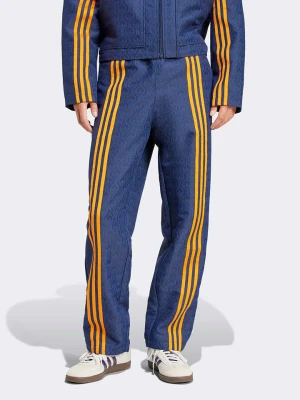 adidas Spodnie sportowe w kolorze granatowo-pomarańczowym rozmiar: M