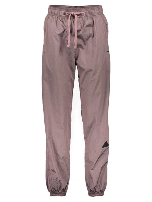 adidas Spodnie sportowe w kolorze jasnobrązowym rozmiar: L