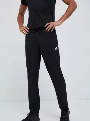 adidas spodnie treningowe Essentials Stanford kolor czarny z aplikacją