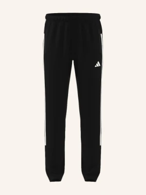Adidas Spodnie Treningowe Workout Essentials All-Set 3-Stripes schwarz