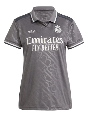 adidas Sportowa koszulka polo "Real 3" w kolorze szarym rozmiar: XL