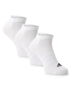 adidas Sportswear Damskie skarpety do obuwia sportowego pakowane po 3 szt. Kobiety Bawełna biały jednolity,