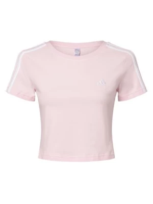 adidas Sportswear Koszulka damska Kobiety Bawełna różowy jednolity,