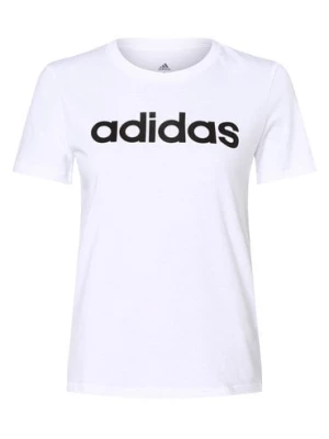 adidas Sportswear T-shirt damski Kobiety Bawełna biały nadruk,