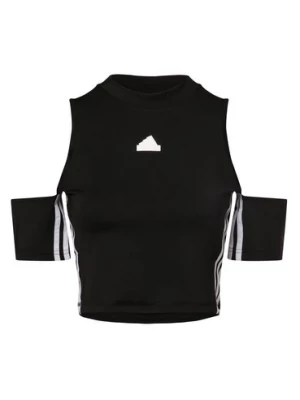 adidas Sportswear Top damski Kobiety czarny jednolity,