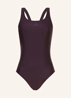Adidas Strój Kąpielowy 3-Streifen schwarz