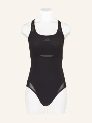 Adidas Strój Kąpielowy Lanelux Y-Back Mesh schwarz CZARNY