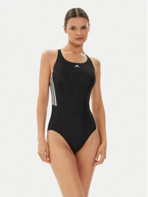 adidas Strój kąpielowy Mid 3-Stripes Swimsuit HA5993 Czarny