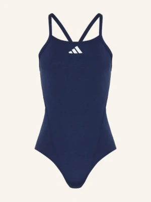 Adidas Strój Kąpielowy Ripstream Team Thin Straps C-Back blau GRANATOWY