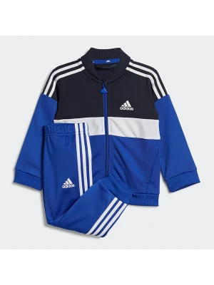 adidas Strój sportowy w kolorze niebiesko-biało-czarnym rozmiar: 80