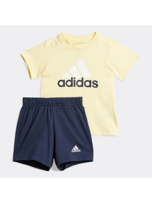 adidas Strój sportowy w kolorze żółto-granatowym rozmiar: 98