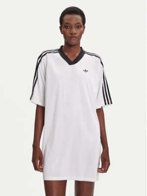 Zdjęcie produktu adidas Sukienka codzienna adicolor Football Jacquard KB8153 Biały Oversize
