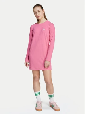 adidas Sukienka codzienna JX2850 Różowy Slim Fit