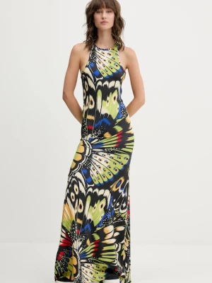 adidas sukienka x Farm Rio kolor czarny maxi dopasowana JL8610