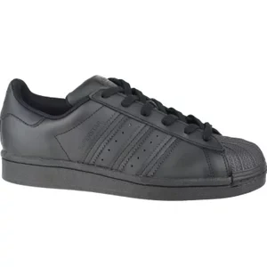 adidas Superstar J FU7713, Dla chłopca, Czarne, buty sneakers, skóra licowa, rozmiar: 38 2/3 adidas Originals