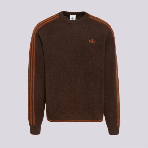 Adidas Sweter 3S Knit Crew brązowy