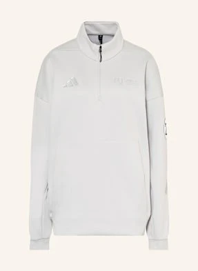 Adidas Sweter Typu Troyer Mercedes – Amg Petronas Formula One Team Silver Arrows grau