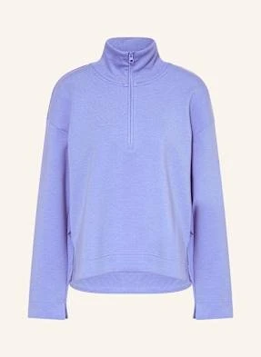 Adidas Sweter Typu Troyer Soft Lux Quarter Zip blau