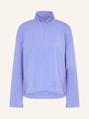 Adidas Sweter Typu Troyer Soft Lux Quarter Zip blau