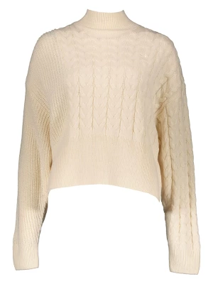 adidas Sweter w kolorze beżowym rozmiar: L
