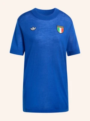 Adidas Sweter Z Dzianiny Italien 70s blau