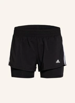 Adidas Szorty 2 W 1 Pacer schwarz