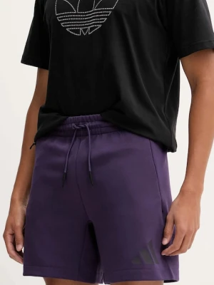 adidas szorty adidas x Z.N.E męskie kolor fioletowy JW4747