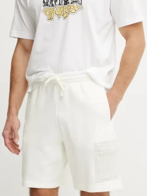 adidas szorty bawełniane ALL SZN CB Colorblock męskie kolor beżowy JN9483