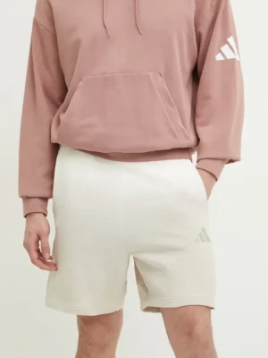 adidas szorty bawełniane ALL SZN Dip Dye męskie kolor beżowy JL9576