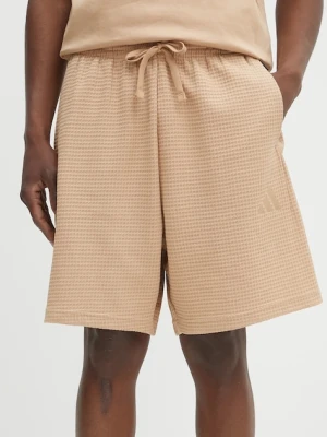 adidas szorty bawełniane All SZN męskie kolor beżowy JL6563