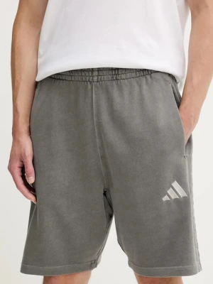 adidas szorty bawełniane All SZN męskie kolor szary JN0607