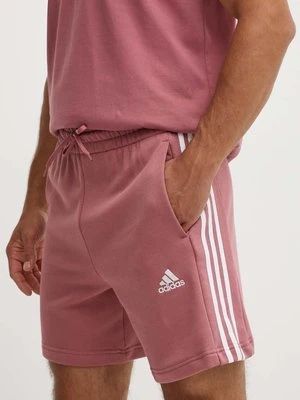 adidas szorty bawełniane Essentials kolor różowy JG8492