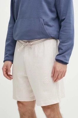 adidas szorty bawełniane kolor beżowy IR5258