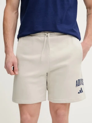 adidas szorty Collegiate męskie kolor beżowy JM1726