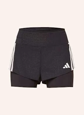 Adidas Szorty Do Biegania 2 W 1 Adizero 2In1 schwarz