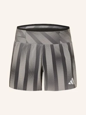 Adidas Szorty Do Biegania 2 W 1 Adizero Btn grau