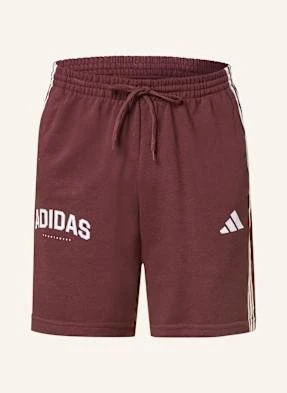 Adidas Szorty Dresowe 3-Streifen rot