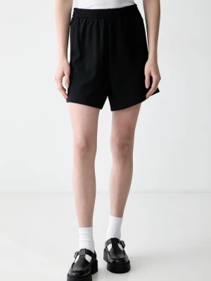 adidas szorty dresowe damskie bawełniane czarny