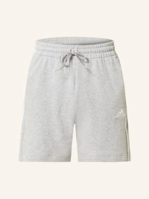 Adidas Szorty Dresowe Essentials French Terry 3-Stripes grau