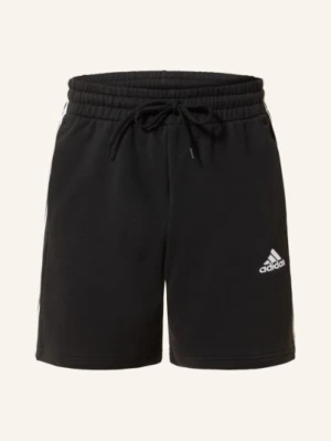 Adidas Szorty Dresowe Essentials French Terry 3-Stripes schwarz