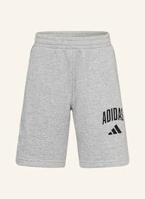 Adidas Szorty Dresowe Seasonal Essenrials Collegiate Typography grau