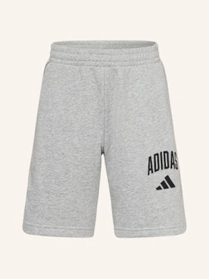 Adidas Szorty Dresowe Seasonal Essenrials Collegiate Typography grau