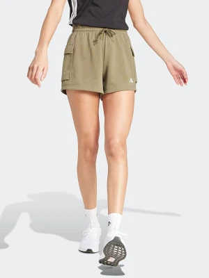 adidas Szorty dresowe w kolorze khaki rozmiar: S